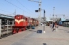 GTL WDM3D's 11180/11376 at Secunderabad after arrival with 17057 2105 (P) Manmad Jn - Secunderabad; MLY WDG3A 14631/????? stand in the adjacent platform