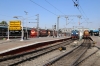 Secunderabad (L-R) - GTL WDM3D's 11180/11376 after arrival with 17057 2105 (P) Manmad Jn - Secunderabad, MLY WDG3A 14631/????? & KZJ WDM2S 017661 which had just shuntedthe stock into platform 10 for 17002 1640 Secunderabad - Sainagar Shirdi