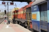 GTL WDG3A 13466 at Hyderabad with the stock for 17429 1615 Hyderabad - Tirupati