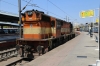 PA WDM3D 11388 waits its next turn at Hyderabad in the bay platforms