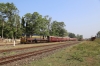 VRL outbased SBI YDM4's at Talala Jn - (L) 6666 with 52950 0745 Delvada - Veraval Jn and (R) 6560 with 52952 0715 Junagadh Jn - Delvada