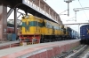 KJM WDS6AD 36313 waits to shunt the stock off 12657 2315 (P) Chennai Central - Bangalore City out of Bangalore City