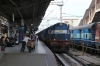 ED WDG3A 14649 waits to depart Bangalore City with 56514 0715 Bangalore City - Karaikal passenger