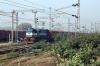 LKO WDM3D 11233 waits with a train in Lucknow Charbagh Yard