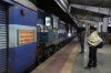 GY WDG3A's 14579/14552 stand at Guntakal Jn with 18047 2330 (PP) Howrah - Vasco Da Gama