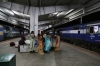 Guntakal Jn (L) GY WDG3A's 14579/14552 with 18047 2330 (PP) Howrah - Vasco Da Gama and (R) ED WDG3A's 14614/14795 with 16340 0630 (P) Nagercoil Jn - Mumbai CST