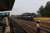 NGC WDG3As 14759/14756 arrive into Chaparmukh Jn with 25657 0635 (P) Sealdah - Silchar; the Alco's went forward from Lumding on the rear of the train to act as bankers!