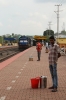 HGC WDM3A 16469 arrives into Jagi Road with 15670 0600 Dimapur - Guwahati Jn