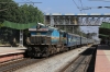 UBL WDP4B 40010 runs through Lottegollahalli with 17308 1410 (P) Bagalkot - Mysore Jn