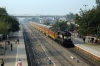 TKD WDM3A 18931 arrives Gurgaon with 12985 0600 Jaipur - Delhi Sarai Rohilla Double Decker Express