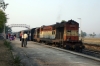 MGS WDM2 16676 prepares to depart Banka with 13241 0730 Banka - Rajendranagar Express