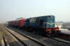 JMP WDS6 36091 at Tikani on the Bhagalpur - Mandar Hill line with a Ticket Checking Special; loaded with TTEs to check all tickets on every train they pass!