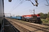 RTM WDM3A 18685 just outside Mughalsarai Jct with a goods train