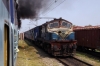 PTRU WDM2 17790 approaches Varanasi Jct with 13346 0610 Singrauli - Varanasi Intercity