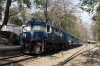 TKD WDP1 15001 waits departure from Kotdwara with 54388 1240 Kotdwara - Najibabad Jct passenger