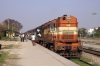 SSB WDM2 16642 prepares to depart Jwalapur with 54464 1410 Rishikesh - Agra Cantt passenger