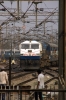 SGUJ WDP4 20003 arrives Delhi Jct with 15609 2130 (10/03) Guwahati - Lalgarh Avadh Assam Express