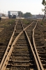 Remains of the Bhuj - Naliya MG section at Bhuj; the line was closed in 2010