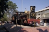 W Class NG steam loco #587 outside Ahmedabad Jct Railway Station