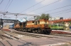 KZJ WDM3A's 18885/18895 are used for shunting at Secunderabad Jn while LDG WAG9 31448 waits its next turn in the bay platform
