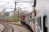 KZJ WDG3A's 14781/14887 approach Hussain Nagar with 11020 1525 (P) Bhubanewsar - Mumbai CST Konark Express