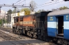 PA WDM3D 11364 at Hyderabad Deccan Nampally with 57156 1725 Hyderabad Deccan Nampally - Gulbarga passenger