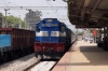 KJM WDM3D's 11522/11520 arrive into Yelahanka Jn with 12252 0800 (P) Korba - Yesvantpur Jn Wainganga Express; which the 3D's had worked throughout!