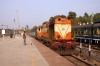 ERS WDM3A 14055 runs through Mangalore Jn non-stop with 22636 0815 Mangalore Central - Madgaon