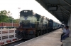 KJM WDG3A 13035 at Hassan Jn with 16516 0500 Karwar - Yesvantpur Jn