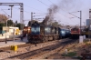 KJM WDG3A 13263 departs Yesvantpur Jn with 56227 1630 Bangalore City - Shimoga town