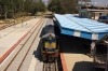 KJM WDM2S 017664 waits departure from Kolar with 76502 1100 Kolar - Bangarapet Jn; this service had been loco-hauled vice railbus for over a year at this point