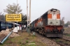 LDH WDM3A 16052 waits to depart Firozpur Cantt after running round 19226 2125 (P) Jammu Tawi - Bathinda Jct