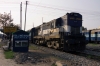 ABR WDM3A 14117 waits departure from Firozpur Cantt with 19224 0740 Jammu Tawi - Ahmedabad Jct; having replaced LDH WDM3A 16015