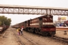 SIKR outbased YDM4 6733 waits departure from Churu Jct with 52086 1210 Churu - Jaipur