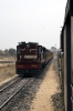 SIKR outbased YDM4 6733 waits departure from Ramgarh Shekhawati with 52086 1210 Churu - Jaipur while SIKR outbased YDM4 6649 arrives with 02093 0745 Jaipur - Churu