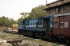 SIKR outbased FL YDM4 6694 waits departure from Jaipur Jct with 52083 1010 Jaipur - Sikar