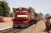 SIKR outbased FL YDM4 6627 waits at Ringas Jct with 19736 1030 Sikar - Jaipur Intercity