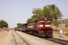 SIKR outbased FL YDM4 6627 waits at Nindhar Benar with 19736 1030 Sikar - Jaipur Intercity