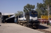 ABR WDM3A 18841 waits to depart from Mavli Jct with 59604 0940 Udaipur City - Ajmer Jct