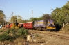 SBI YDM4 6254 at Udaipur City with the breakdown train