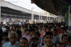Kolkata Howrah station during rush hour