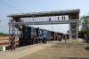 LMG YDM4 6272 waits departure from Agartala with 15696 1415 Agartala - Lumding Jct