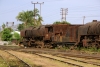 Steam loco 4091 rusts away in Badarpur Yard