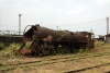 No tender, no wheels, no hope.... 4118 rusts away in Badarpur Yard