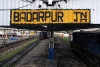 Badarpur Jct with LMG YDM4s (L) 6642/6714 + 6365, (R) 6501