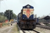 MLDT WDM2 16680 at Haldibari after arrival with 55749 0915 New Jalpaiguri Jct - Haldibari