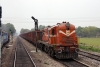 NGC WDG3A 14503 heads an eastbound freight at Raninagar Jalpaiguri Jct