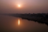 Sunset on the River Ganga at Varanasi
