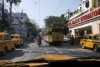 View from a taxi taking us from Park Street in Kolkata to Kolkata Chitpur station