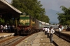 GOC WDM2 16536 arrives Rajapalaiyam with 56731 0715 Madurai Jct - Sengottai